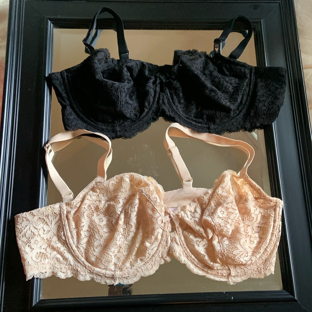 Victoria Secrets Lace bras 42D